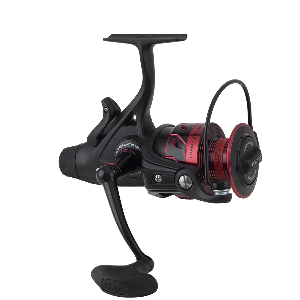 Penn Fierce Iii Live Liner Spinning Fishing Reel , Red, Black